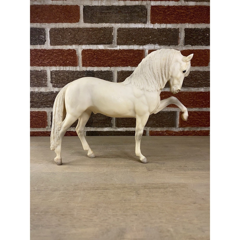 Vintage Breyer #68 Legionario Andalusian Alabaster Stallion Branded‎